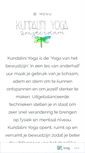 Mobile Screenshot of kundaliniyogamsterdam.com
